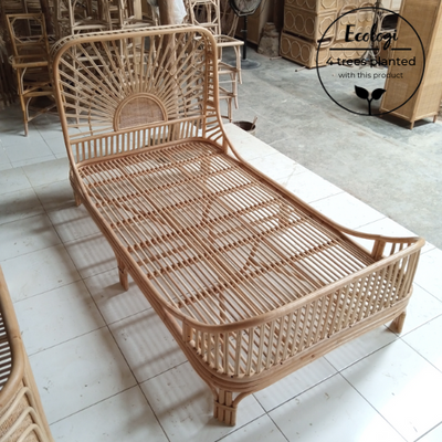 Cicily Rattan Bed King Single