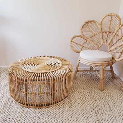 Olivia Rattan Coffee Table (Ships Out 20 May)