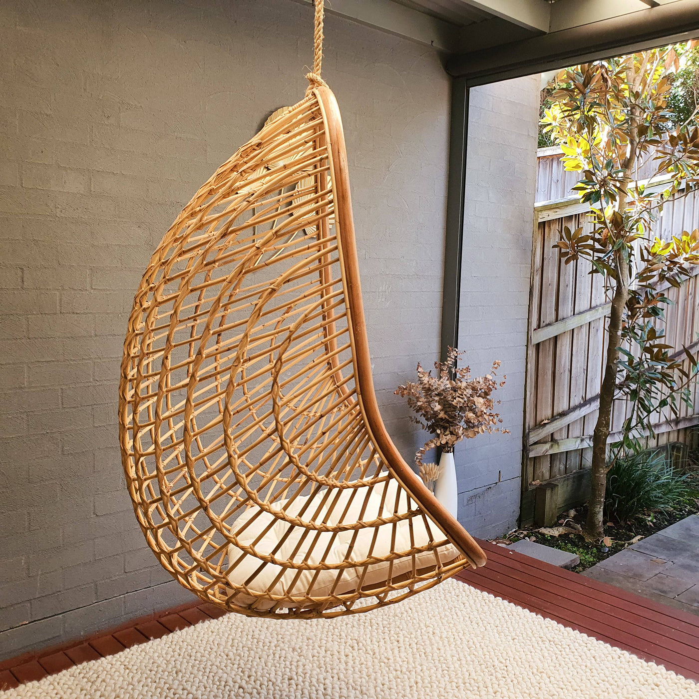 Willow Rattan Hanging Chair (Pre Order Aug)