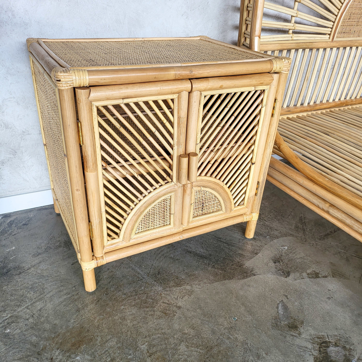 Cicily Rattan Bedside Table (Pre Order Aug)