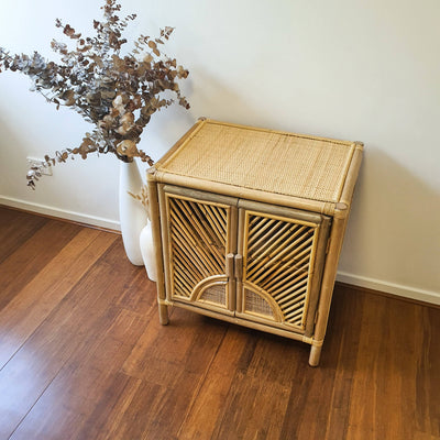 Cicily Rattan Bedside Table (Pre Order Aug)