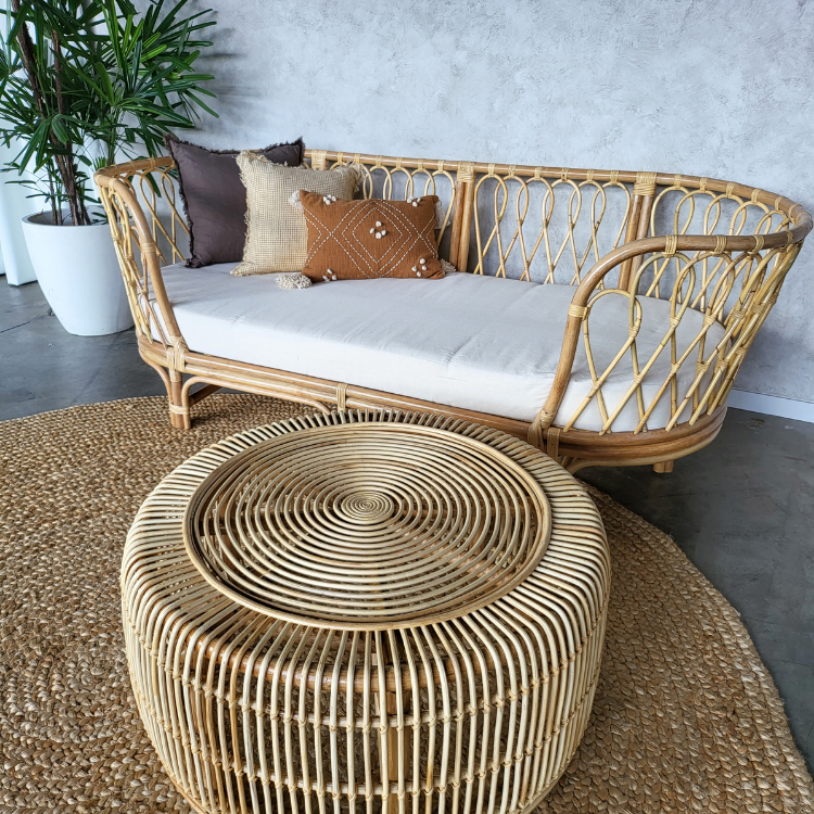 Olivia Rattan Coffee Table (Pre Order May)