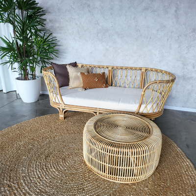 Olivia Rattan Coffee Table (Ships Out 20 May)